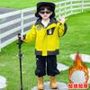 Jaqueta de Fleece Infantil Outono e Inverno 2025 Nova Jaqueta de Inverno Infantil Parka Acolchoada Grossa para Bebê