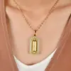Pie de oro 999 oro incrustado jade Baifu para transportar el barril tiempo para correr joyería retro colgantes para hombres y mujeres regalo en vivo al por mayor