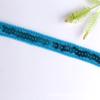 Encaje Yiwu en stock, cuentas doradas, cinta de encaje, accesorios de ropa, encaje DIY, encaje de lentejuelas de color