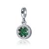 Pulsera con Colgante Estilo Étnico Trébol de Cuatro Hojas Verde Collar de Trébol de la Suerte Joyería Hecha a Mano DIY Accesorio para Pulsera
