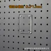 Creativo Dibujo Animado Acrílico Transparente Mini Imán para Refrigerador Marco de Fotos Rectangular Largo Pequeño Marco de Fotos Sin Necesidad de Taladrar