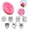 Decoración de Pastel Hecha a Mano DIY con Concha Marina Grande de Vieiras Molde de Pegamento para Celular Molde de Silicona de Animales Marinos