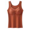 Vendas Diretas de Fábrica Popular Estilo de Inverno Transfronteiriço Quente e Aquecedor Colete Base Sem Costura Estampa Francesa Emagrecedor Roupa Íntima