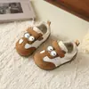 Zapatillas de Malla Transpirable Estilo College Casual para Niñas Dibujos Animados Ojos Grandes 2026 Primavera y Otoño Nuevas Zapatillas de Entrenamiento para Niños