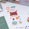 Sticker de cuenta de mano estudiante lindo decorativo pegatina impermeable alto valor de color hecho a mano DIY pegatina para tarea pegatina de regalo de comercio electrónico