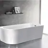 Nova Banheira Shijue de Acrílico Integrada com Borda Fina Massagem Surfe Temperatura Constante Banheira de Hotel Isolamento de Bolhas Spa
