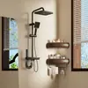 Estante Triangular de Almacenamiento para Baño sin Taladro, Montado en la Pared, para Uso en el Hogar, Estante Organizador de Esquina Multifuncional