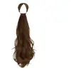 Tranças de Peruca para Mulheres, Estilo Sem Costura para Amarrar, Rabo de Cavalo Baixo com Textura em Camadas, Levemente Cacheado, Adiciona Volume, Rabo de Cavalo Despojado com Aparência Natural