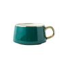 Conjunto de xícara e pires de cerâmica para café direto da fábrica Conjunto de xícara e pires para chá da tarde xícara de cerâmica com pires xícara e pires podem adicionar LOGOTIPO