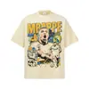 2026 Atravessando Fronteiras Kylian Mbappé Retrô Pesado Algodão Puro Conjunto de Verão Manga Curta Gola Redonda Manga Curta Tendência Roupa Masculina