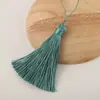8cm oreja corta y gorda borla vertical hilo grueso bolsa colgante accesorios accesorios para ropa fábrica venta al por mayor