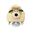 Sombrero Infantil de Perro Avión Otoño e Invierno Cálido Protección para Orejas Sombrero de Punto para Bebé Estilo Coreano Niños y Niñas Sombrero de Lana Pullover
