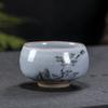 Grande tamanho Ru Forno Kung Fu Chá Xícara de Chá Cypress Abertura Crack Chá Xícara de Degustação Ru Porcelana Xícara de Chá Grande Capacidade Copa Master Tasting Cup