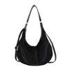 Bolso de Suede Retro Bajo el Brazo 2026 Nuevo Casual de Alto Valor Moderno Versátil Bolso de Media Luna Bolso de Hombro de Lujo Ligero