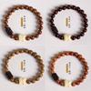 Sándalo Rojo de Hoja Pequeña, Sándalo Dorado, Sándalo Verde, Sándalo Negro, Pulsera Despertar del León de Fruta Marfil, Pulsera de Círculo Único, Juguete Mismo Estilo Douyin