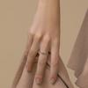 Anillo de pareja planeta de ensueño de plata S925 anillo de moda para hombre y mujer anillo de pareja ajustable joyería simple