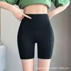 Pantalones de tres puntos con bolsillo para mujer, ropa exterior, pantalones de seguridad finos de verano, antiluz, ajustados, para yoga.