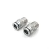 Conector Terminal de Acero Inoxidable 304/316 de Paso Recto Conexión Rápida Rosca Macho Conector Rápido para Manguera Manguera de Aire PC8-02