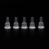 Tapón de oreja de hamburguesa transparente anti-caída tapones para los oídos hipoalergénicos pendientes pendientes tapón de cuero accesorios para los oídos al por mayor