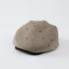 Novos chapéus de outono e inverno para bebês de 2 anos, bonés com padrão de estrelas estilo chinês, boinas infantis personalizadas