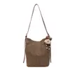 2026 Bolsa de Palha Trançada de Ombro Único Grande Capacidade Bolsa Trançada Casual Bolsa de Praia Bolsa de Balde Color Block para Férias Bolsa de Mão para o Trabalho Bolsa Feminina