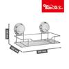 Estante de Almacenamiento para Baño con Ventosa, Estante de Almacenamiento y Organización de Acero Inoxidable Montado en la Pared sin Perforaciones para Inodoro, Baño, Lavabo