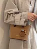 Bolso tipo cubo de estilo retro para mujer, nueva colección otoño 2026, bolso de hombro simple y casual con diseño coreano