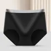 Ropa Interior de Cintura Alta para Mujer Algodón en la Entrepierna Estilo Coreano Estudiante Sexy Transpirable Levantamiento de Vientre y Cadera Talla Grande Ropa Interior Triangular para Mujer