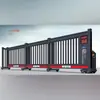 Puerta Corrediza Eléctrica Retráctil de Aleación de Aluminio para Fábricas, Escuelas, Unidades y Áreas Residenciales, Tipo Corredizo Segmentado Inteligente Totalmente Automático