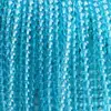Cuentas redondas de cristal de color sólido de 4 mm, cuentas de imitación de jade, productos semiacabados, accesorios con cuentas de aproximadamente 40 cm de largo, accesorios para joyería