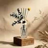 Difusor de Aroma Sem Chama com Flores Secas para Uso Doméstico, Fragrância de Longa Duração para Quarto, Hall de Entrada, Banheiro, Remoção de Odores, Difusor de Aroma Eterno em Caixa de Presente