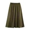 Roupas femininas transfronteiriças 2026 Moda europeia e americana top casual sem mangas com botões nos ombros + conjunto de saia para mulheres F612778/9