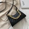Nova bolsa pequena de outono bolsa feminina 2021 nova moda bolsa de corrente estilo coreano celebridade da internet bolsa de ombro transversal