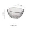 Tigelas de Vidro com Borda Dourada Estilo Europeu para Sobremesas, Tigelas Especiais para Lojas de Sobremesas, Tigelas para Sorvete, Conjunto de Três Peças, Compra em Atacado para Redes de Restaurantes