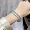 Explosiones del Libro Rojo Pulsera de Nuevo Color Jade Chino Pulsera de Cuarcita Artículos A Naturales Piedra Preciosa Azul Claro para Mujer