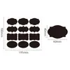 Pizarra Casera Adhesiva PVC Etiqueta Negra para Frascos de Especias, Transfronteriza Impermeable Borrable Manuscrita Desmontable