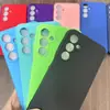 Estrela de Vendas Samsung S 25 PLUS Simples 2.0 Furo Fino Silicone Toque de Pele Veludo Interno Caixa Capa de Celular