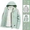 Otoño/Invierno 2026 Estilo Pareja Chaqueta de Plumas para Exteriores Cortavientos Impermeable Cálida Ropa para Escalada Senderismo Hombres Mujeres