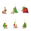 Decoración Colgante Navideña Monstruo de Pelo Verde Producto Nuevo Transfronterizo Colgante de Dibujos Animados para Árbol de Navidad Decoración para el Hogar y el Coche de Navidad
