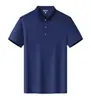 Directo del FabricanteSecado Rápido Cuadros Solapa Color Sólido Casual Exterior Nuevo Estilo Unisex Camisa Polo Recomendación Principal Versión Pública