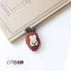 Bufanda roja Mori, broche de tulipán, oso, tela, rábano, conejo, accesorios para el cabello, bricolaje, accesorios de corazón para niña, venta al por mayor