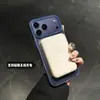 Funda para Teléfono Móvil Iphone17 Acrílico Transparente Carga Magnética Apple 16 Marco con Sensación de Piel Cubierta Protectora Anticaídas