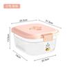 Huihai Cubeta de Arroz con Tapa Grado Alimenticio A Prueba de Insectos A Prueba de Humedad Sellada Caja de Almacenamiento de Arroz Tanque de Arroz Tanque de Almacenamiento de Harina Caja de Almacenamiento