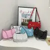Bolso Femenino de Moda Nuevo Otoño 2026, Elegante Bolso de Hombro de Lunares Fresco, Lindo Bolso Almohada, Bolso de Hombro para Mujer