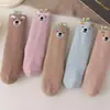 Meias de cano alto para bebê para outono e inverno, espessadas e com forro de fleece para aquecimento, meias para recém-nascidos, meias de cano alto para crianças no meio da panturrilha
