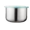 Recipiente de acero inoxidable para conservar alimentos frescos con tapa, caja de almacenamiento sellada, lonchera para picnic, recipiente para alimentos refrigerados para refrigerador, tazón para conservar frescos guarniciones de cocina