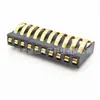10p batería de metralla conector de batería espaciado 2.0PH Altura 4.6H con columna BC-1-1002 portapilas