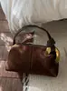 Yaozi 2026 bolso Boston acolchado nuevo para principios de otoño, bolsa de mano versátil, bolso cruzado casual para el hombro, debajo del brazo