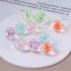 Cuentas de Calabaza Coloridas con Gradiente Semi-Transparente para DIY Collar Pulsera Cadena de Teléfono Móvil Accesorios de Joyería Cuentas Hechas a Mano Venta al por Mayor