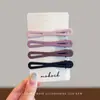 Presilhas de cabelo infantis para meninas, acessórios de cabelo estilo coreano para cabelos soltos e franjas, presilhas laterais coloridas de verão populares nas redes sociais